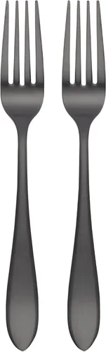 Vista 2 de Cambridge 5017V2HCWA47 Delia Black Satin - Juego de cubiertos de 6 piezas, servicio para 2
