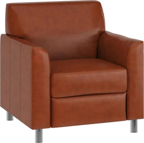 Vista 18 de Flash Furniture - Sofá de LeatherSoft negro de la serie Hercules Diplomat