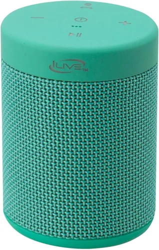 Vista 7 de iLive Electronics Altavoz inalámbrico de tela impermeable, 2.56 x 2.56 x 3.4 pulgadas, batería recargable incorporada, negro (ISBW108B)