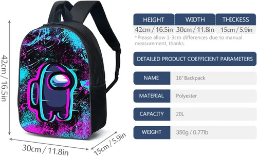 Vista 2 de Mobyat Mochila ligera resistente al agua, casual, bolsa de viaje de negocios para hombres y mujeres, 16 pulgadas, Color2