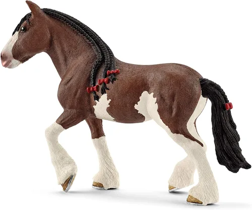Vista 10 de Schleich Farm World, juguetes de caballos realistas para niñas y niños, figura de juguete de caballo de yegua del Bosque Negro, para niños de 3 años