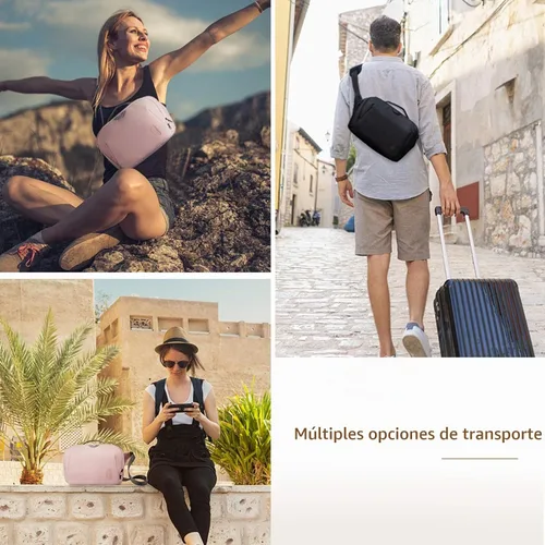 Vista 7 de BAGSMART Bolsa de lona para cámara, resistente al agua antirrobo para Negro