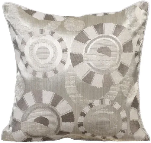 Vista 12 de The HomeCentric Funda de almohada color crema para sofá, funda de almohada moderna de 12 x 12 pulgadas, funda de almohada cuadrada de satén, funda