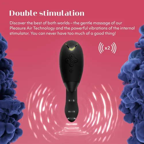 Vista 2 de Womanizer Duo 1 Vibrador de succión de clítoris para mujeres Juguete sexual para adultos con succión vibratoria Estimulador de clítoris y punto
