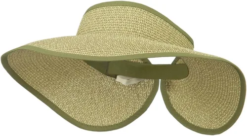 Vista 8 de Jeanne Simmons Visera enrollable de tweed UPF 50+ para mujer Negro