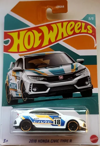 Vista 3 de Hot Wheels Juego de aniversario de Honda Civic 2022, (HDH20)