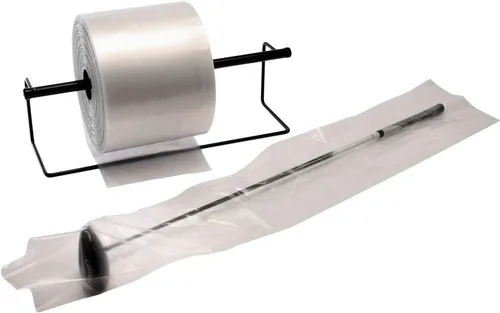 Vista 6 de APQ - Paquete de tubos de polietileno en rollo, transparente de 3 pulgadas x 1100 pies. Bolsas de plástico ultra gruesas de 4 mil para artículos
