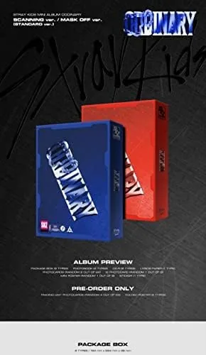 Vista 2 de Stray Kids ODDINARY 6º Mini álbum Versión Normal Contenido+Seguimiento Kpop Sellado (SET (CANEADO+MASCARA OFF))