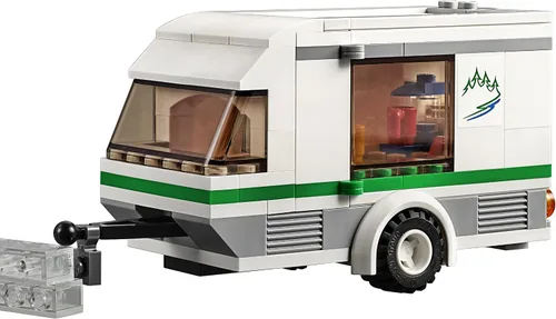 Vista 8 de Juguete LEGO de la serie City, furgoneta y caravana