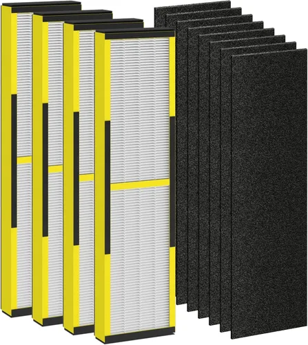 Vista 8 de 2 Pack Filtro HEPA para Eliminación de Humo Compatible con GermGuardian Air Puri-fier AC4825 AC4300 AC4800 AC4900 AC4850, Filtro de Reemplazo