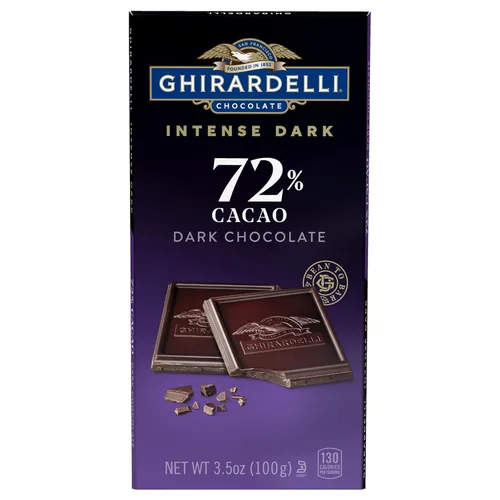 Vista 9 de GHIRARDELLI Barra de chocolate negro intenso, sal marina 60% cacao, barra de 3.5 onzas