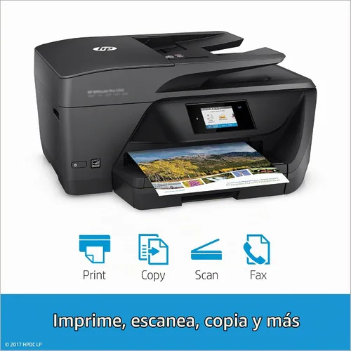 Vista 7 de HP OfficeJet Pro 6978 Impresora inalámbrica todo en uno, tinta instantánea, funciona con Alexa (T0F29A)