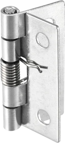 Vista 4 de uxcell Bisagras cargadas por resorte, bisagra de cierre automático de acero inoxidable 304 de 1.5 "para gabinete 4pcs