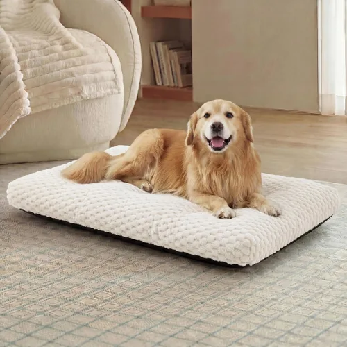 Vista 17 de Bedsure Cama lavable para perros de gran tamaño, forro polar de burbujas Gris