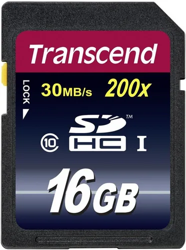Vista 8 de Transcend clase 10 tarjeta de memoria flash SDHC de 8 GB, Azul