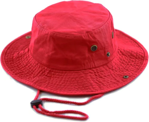 Vista 19 de The Hat Depot - Sombrero de safari, de algodón lavado a la piedra, de ala ancha, plegable, doble cara y sombrero de pesca