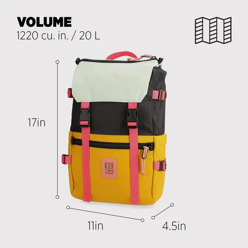 Vista 35 de Topo Designs Rover Pack Clásico, asfalto/negro, Tamaño único, Rover Pack Clásico