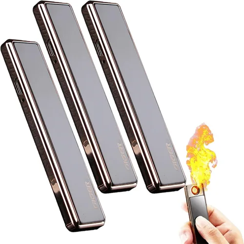 Vista 6 de Xipe - Encendedor de arco USB resistente al viento, encendedor de arco USB recargable (3 piezas)