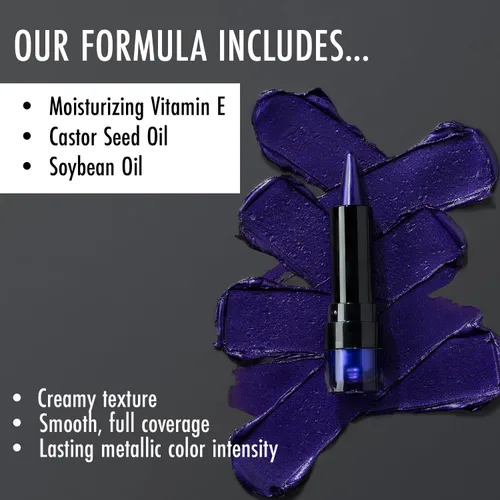 Vista 6 de Brillo labial metálico metalicious de Black Radiance The Lip Sculptor Piedra preciosa de amatista (Lavanda clara)