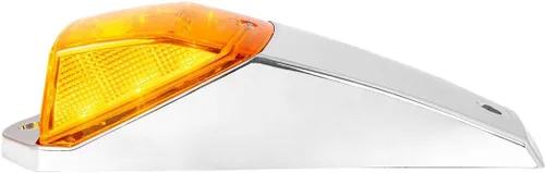 Vista 3 de GG Grand General 77564 Spyder Amber/Amber 17 LED Cab Light con carcasa de plástico cromado para modelos Grakon 5000