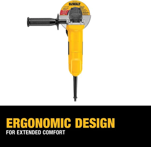 Vista 5 de Moledora angular pequeña DEWALT DWE4011 con protección One-Touch de 4-1/2 pulgadas