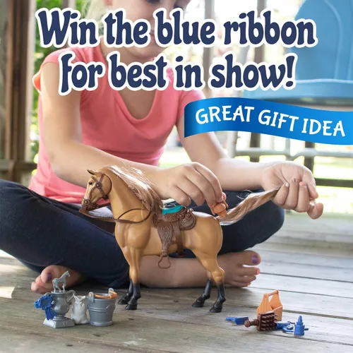 Vista 5 de SUNNY DAYS – Entertainment), diseño con lazo, color azul Champions Deluxe caballo, Quarter