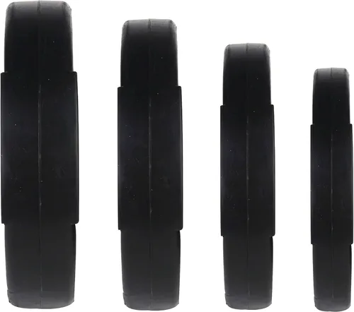 Vista 6 de Signature Fitness Vinyl Standard Plate Weight Plate for Strength Training and Weightlifting, Multiple Sizes