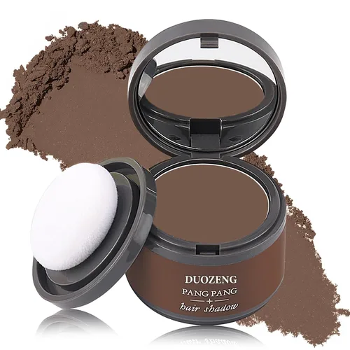 Vista 15 de Cubierta de raíz en polvo para cabello fino (7# castaño castaño) para mujeres y hombres
