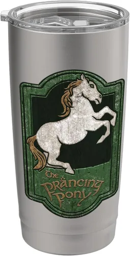 Vista 10 de The Lord of the Rings The Prancing Pony - Vaso aislado de acero inoxidable Blanco