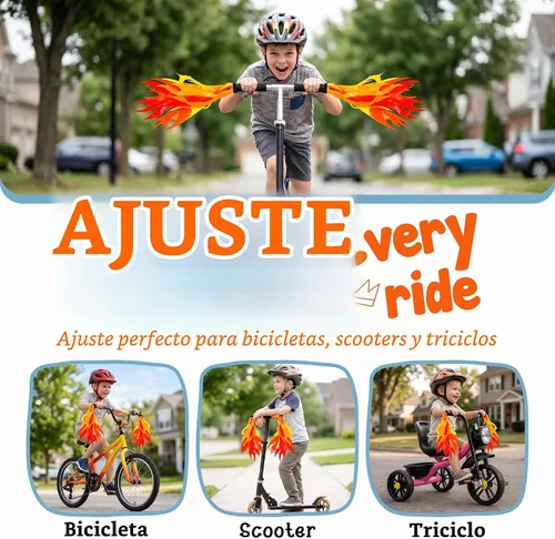 Vista 5 de Iconikal Streamers de llama para manillar de bicicleta o scooter, bicicleta infantil de 10 pulgadas, fácil de instalar