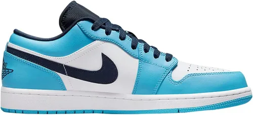 Vista 2 de Nike - Tenis de baloncesto para hombre, BlancoDk Powder Blue-Obsidiana, 9.5