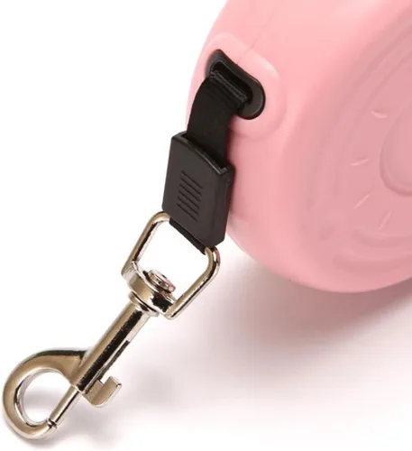 Vista 4 de Retractable Pet Leash Automatic Nylon Dog Lead 5m Extendable Traction Rope for Cat