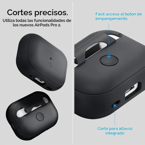 Vista 6 de Spigen Funda de silicona diseñada para AirPods Pro 2 (2022/2023)