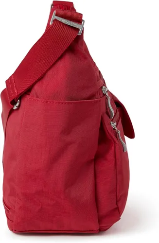 Vista 106 de Baggallini womens Everywhere Bagg Crossbody Women 11x9 Lightweight Nylon Hobo Water-resistant Travel Bag W/Rfid