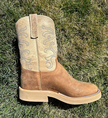 Vista 5 de Roper Toe Natural Tan Sinsation Botas de suela de crepé grueso