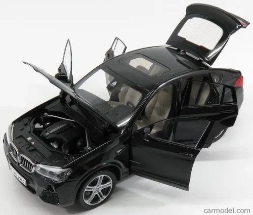 Vista 4 de Paragon 97094 BMW X4 (F26) Sapphire Black 1/18 Modelo de coche fundido a troquel