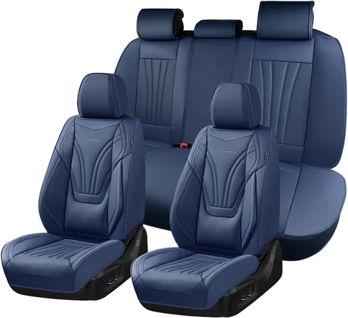 Vista 11 de Coverado - Fundas impermeables para asientos de coche, fundas delanteras para asientos de coche, 2 en 1, fundas protectoras para asientos de coche