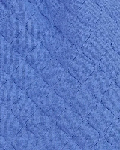 Vista 2 de Carter's Conjunto de chaleco de 3 piezas para bebé niña, Acolchado AzulFloral