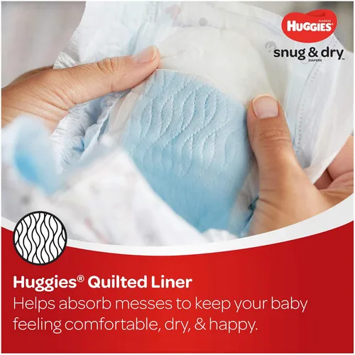 Vista 9 de Huggies Snug & Dry Pañales para bebé, talla 4, 148