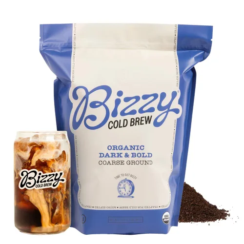 Vista 9 de Bizzy Café de Filtro Orgánico Mezcla para el Desayuno Café Molido Grueso Tostado Medio-Claro Micro Filtrado Grado Especialidad 100%