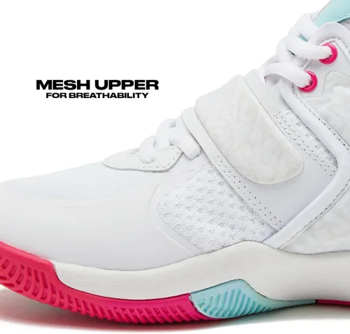 Vista 2 de AND1 Zapatos de baloncesto para niños y niñas, tenis de baloncesto geniales para niños, talla 11 a niño grande 7, tenis de caña media o alta