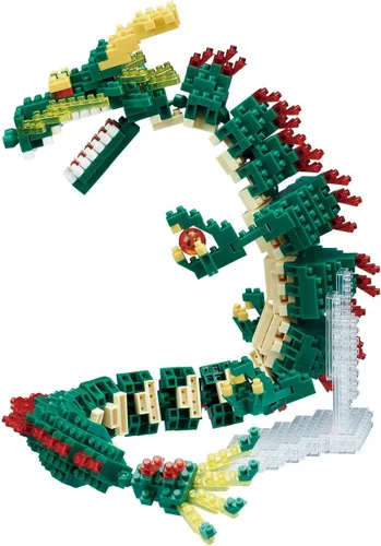 Vista 5 de nanoblock - Animales fantásticos - Dragón (renovación), kit de construcción de la serie Advanced Hobby