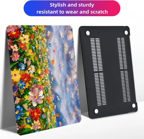 Vista 5 de Funda compatible con MacBook Pro de 13 pulgadas 2015, 2014, 2013, finales de 2012, versión A1502/A1425 con retina, carcasa rígida de plástico +