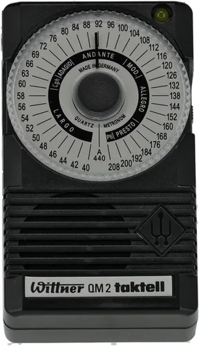 Vista 3 de Wittner 902720 Taktell Quartz QM 2 Metrónomo, Negro