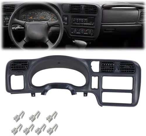 Vista 15 de G-PLUS Borde de bisel del clúster de indicadores Capucha Compatible con Mazda Miata 1990-1993 Reemplazo de bisel del tablero para NA01-55-420B-00