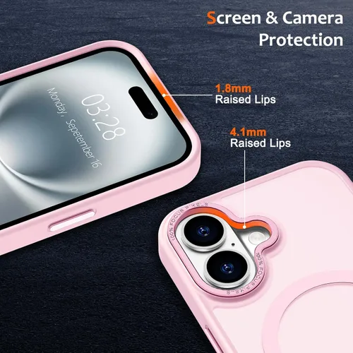Vista 1022 de Anuck - Funda magnética para iPhone 11 compatible con MagSafe, carcasa trasera mate translúcida dura, borde de TPU, delgada, resistente a impactos