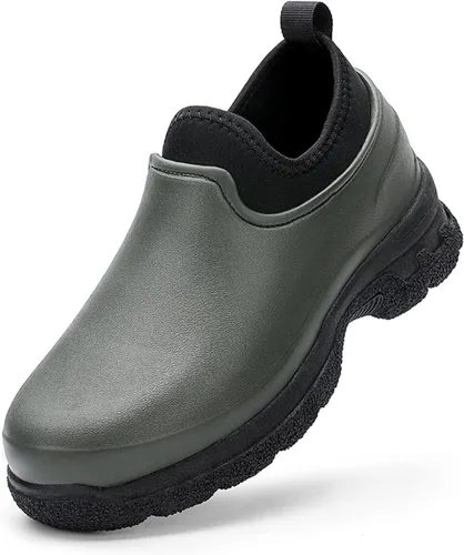 Vista 9 de CERYTHRINA Zapatos de chef unisex profesionales resistentes al aceite al agua para enfermería, antideslizantes, impermeables, zapatos de trabajo