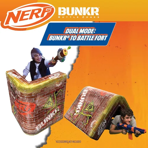Vista 12 de NERF BUNKR Zombie Last Stand Inflatable Battle Zone