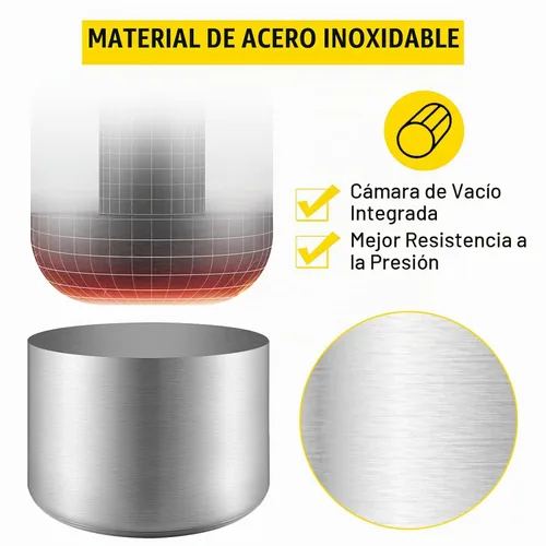 Vista 7 de VEVOR Cámara de vacío con bomba, bomba de vacío de 4CFM 1/3HP con cámara de vacío de alta capacidad de 2 galones, kit de cámara de bomba de vacío