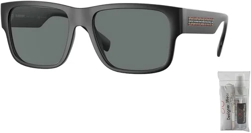 Vista 2 de BURBERRY Knight BE4358 - Gafas de sol cuadradas para hombre paquete con kit de gafas de cortesía de diseñador iWear